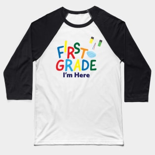 First Grade Back to school 2020 Baseball T-Shirt